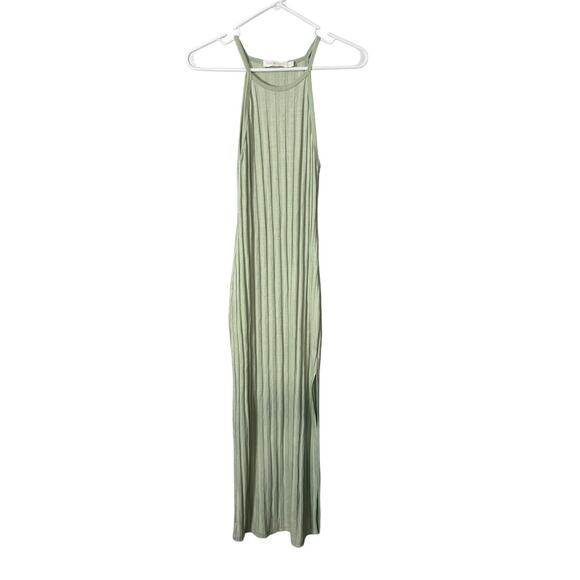 Jonathan Simkhai Standard Megan Rib Knit Maxi Dress in Green - Picture 2 of 8